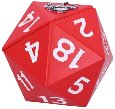 Cutie pentru zaruri Nemesis Now Games: Dungeons & Dragons - D20, 13 cm
