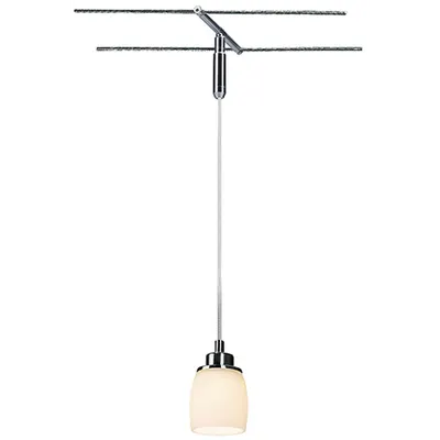 SURA lampa pendul pe franghie,crom