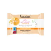 Servetele demachiante cu vitamina C, 25 bucati, Evoluderm