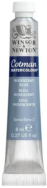 Vopsea de acuarelă Winsor & Newton Cotman - Albastru perlat, 8 ml