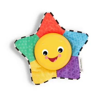 Jucarie interactiva, Baby Einstein, Star Bright Symphony, Cu lumini si sunete, 8 melodii, 12 sunete, Se poate agata la carucior, scoica, patut, 0 luni+, Multicolor