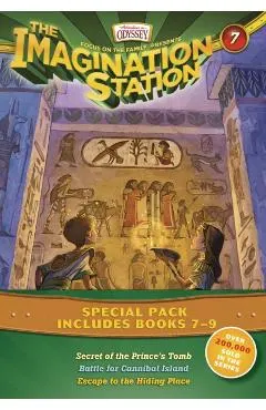 The Imagination Station Special Pack, Books 7-9: Secret of the Prince's Tomb/Battle for Cannibal Island/Escape to the Hiding Place
