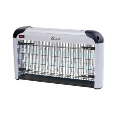 Aparat Electric Anti-Insecte, Doua Lampi UV 8 W, Gri