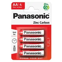 Baterii AA R6, blister 4 Buc. Panasonic Zinc