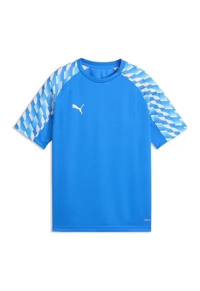 Tricou din jerseu pentru fotbal teamLIGA26 - Alb/Albastru deschis