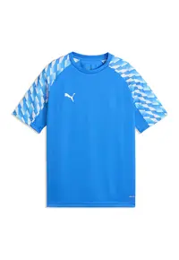 Tricou din jerseu pentru fotbal teamLIGA26 - Alb/Albastru deschis