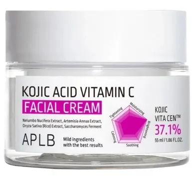 APLB Cremă de față Kojic Acid Vitamin C, 55 ml