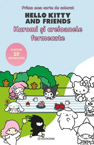Prima mea carte de colorat. Hello Kitty and Friends. Kuromi și creioanele fermecate - Paperback
