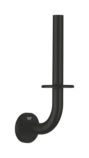 Rezerva hartie igienica Grohe Start, pe perete, metal, mat, negru, 411862430