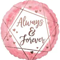 Balon folie always & forever 45 cm Amscan AM4176701