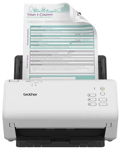 Scanner Brother - ADS-4300N, Colorat