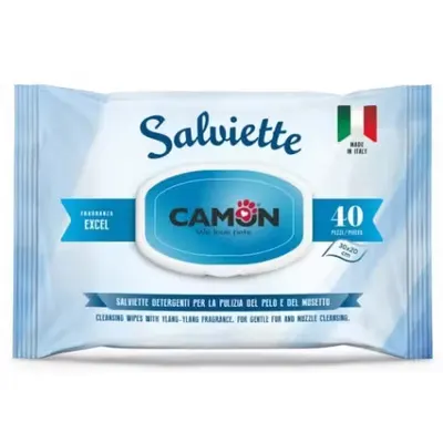 Servetele pentru curatare cu parfum excel, Camon, 40 buc