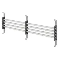 Pair of Busbar-Holder - For Shaped Busbar in Aluminium - 630a - For Structures D=400 - Structures L=850 - For Qdx 630h