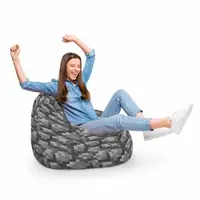 Fotoliu Puf Bean Bag tip Para XL Minecraft Piatra
