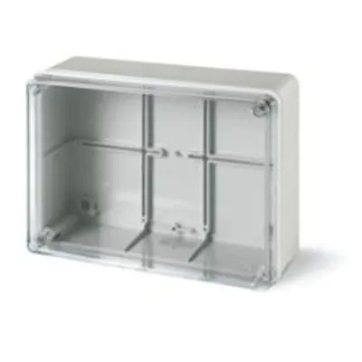 Doza de legaturin190x140x70mm IP56 GW 650°C HALOGEN FREE GREY ENGINEERING PLASTIC