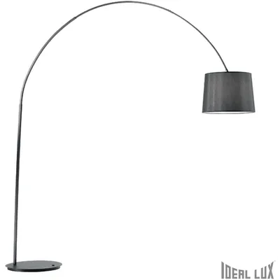 Lampa de podea Dorsale 1 bec, dulie E27, D:2170 mm, H:2320 mm, Negru complet