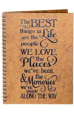 Agenda din lemn: The best things in life