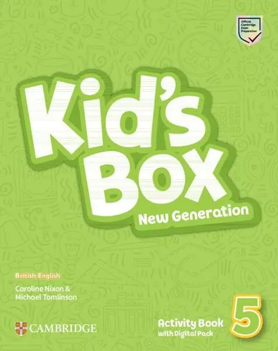 Kid's Box New Generation Level 5 Activity Book with Digital Pack British English - Paperback brosat - Caroline Nixon , Michael Tomlinson