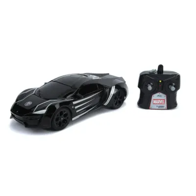 Masina cu telecomanda, Jada, Marvel Avengers, Black Panther, Lykan Hypersport, 1:16