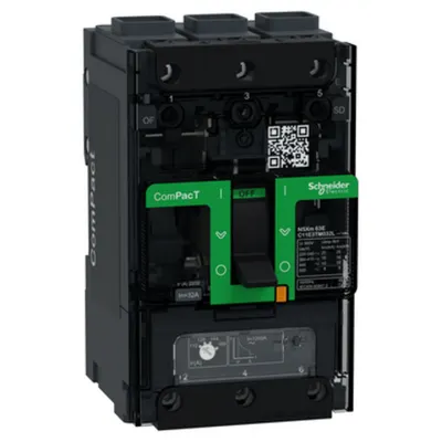 Intreruptor CompPacT NSXm E (16 kA la 415 VAC), 3P 3d, 32A TMD unitate de declansare, conectori EverLink