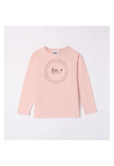 Bluza cu imprimeu pentru fete - 4.7852 - Roz - Negru/Roz