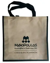 Manopoulos torbă pentru șah - Canvas Carrying Bag, 28 x 28 cm