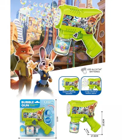 Pistol pentru baloane de sapun Zootopia