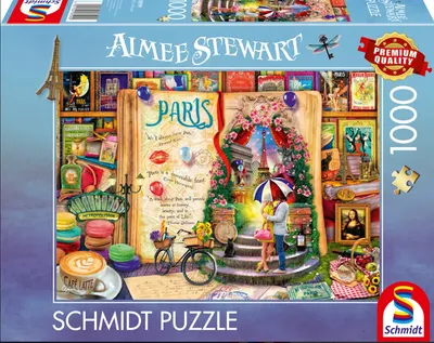 Puzzle Schmidt din 1000 piese - Amintiri din Paris