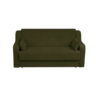 Canapea extensibila GINA XL II, 3 locuri, cu arcuri si lada depozitare, verde inchis, 190x100x95 cm