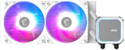 Sistem de răcire cu lichid MSI - MAG CORELIQUID A13 240, 2x 120 mm, alb