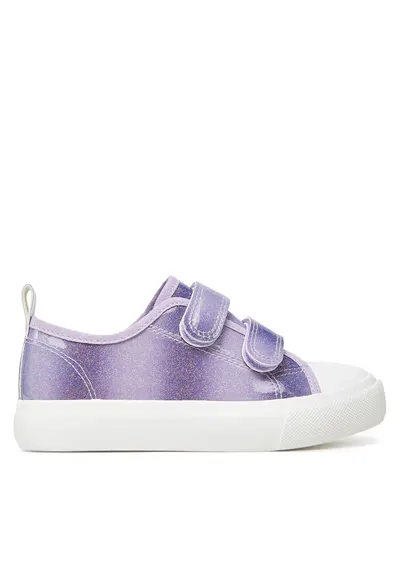 Tenisi copii - Fete - violet - tesatura textila