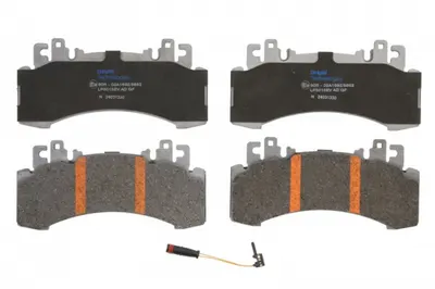 Set placute frana Fata (cu un tampon de amortizare; pentru vehicule electrice), potrivit MERCEDES EQE SUV (X294), EQE (V295), EQS SUV (X296), EQS (V297) Electric 08.21