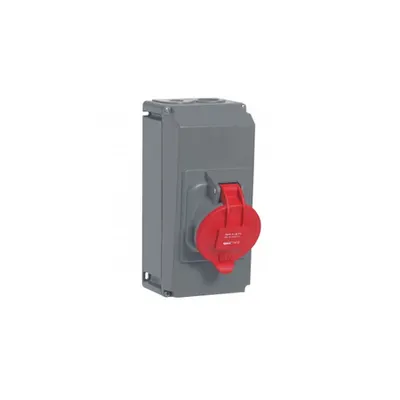 Priza aparenta Hypra - IP44 - 380/415 V~ - 63 A - 3P+E - plastic
