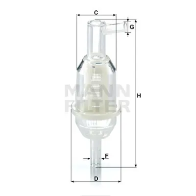 Filtru combustibil MANN-FILTER WK 31/11 (10)