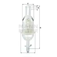 Filtru combustibil MANN-FILTER WK 31/11 (10)