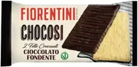 Fursecuri cu orez și porumb cu topping de ciocolată neagră, 26 g, Fiorentini