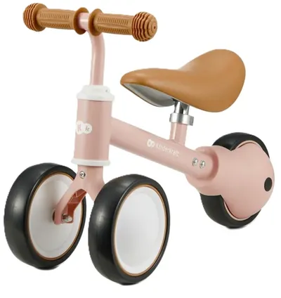 Bicicleta de echilibru KinderKraft - Cutie, roz deschis