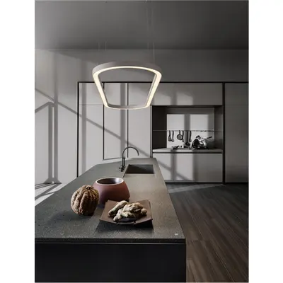Lampa suspendata CsusPE Nisipiu Alb Aluminum & Acrylic LED 58 Wat 230 Volt Lm 3000K IP20