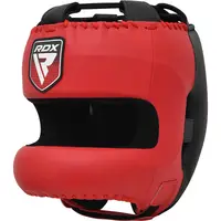 Cască box RDX Apex cu protecție pentru nas, Roșu, S