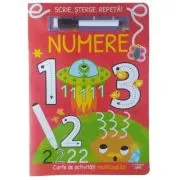Scrie, sterge, repeta! Numere. Carte de activitati reutilizabila