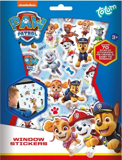 Set de creatie Totum - Decoreaza singur, stickere pentru sticla Paw Patrol