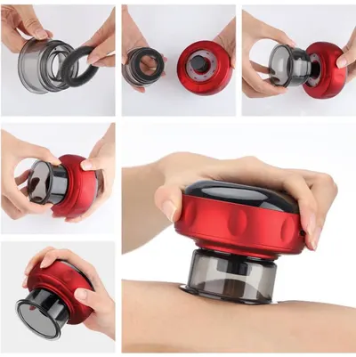 Ventuza cu vacuum pentru celulita, 12 niveluri de presiune