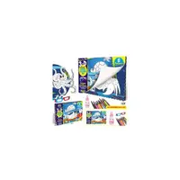 Carte de colorat lavabilă cu ochelari 3D
