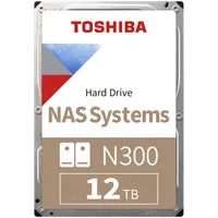 Hdd Nas Toshiba N300 12tb Cmr, 3.5'', 512mb, 7200rpm, Sata, Tbw: 180