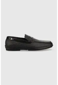 Mocasini Logo Hw Driver Mono HM0HM00843 - Negru