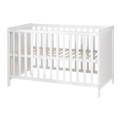 Pătuț alb co-sleeping 60x120 cm Hamburg – Roba