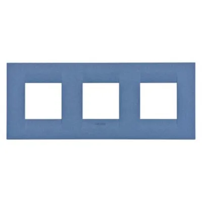 Placa ornament CProiector HORUS GEO International - IN PAINTED TECHNOPOLYMER - 2+2+2 modul HORIZONTAL - SEA BLUE - CProiector HORUS