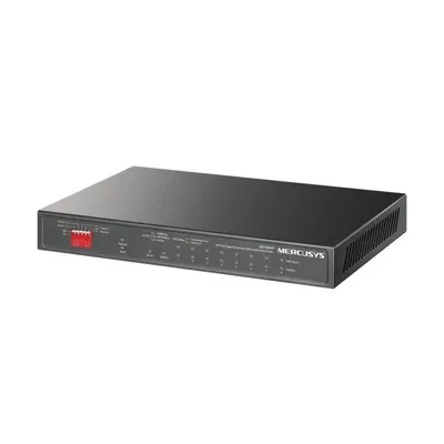 Switch desktop Mercusys 8× 10/100/1000 Mbps PoE+ Ports, 2× 1000 Mbps RJ45 Ports, AUTO Negotiation, AUTO MDI/MDIX, 10BASE-T: UTP