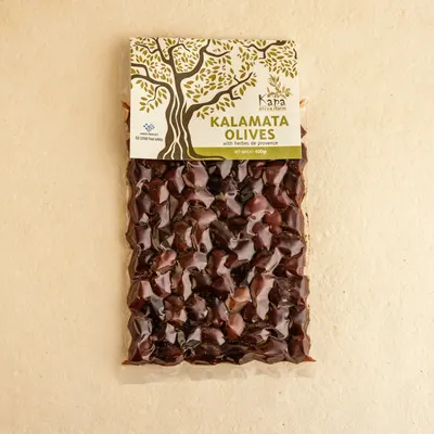 Masline Kalamata cu ierburi de provence - 400g