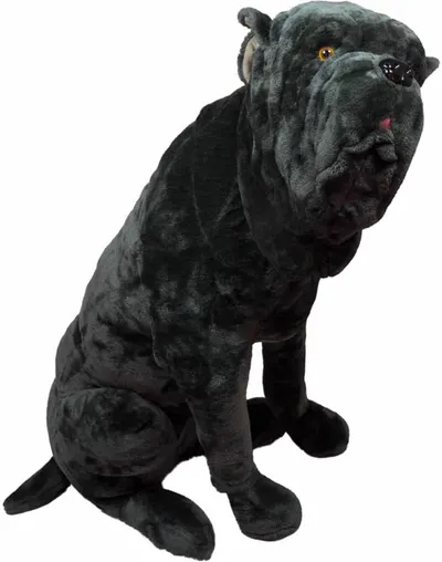 Jucărie de pluș Amek Toys - Mastiff napolitan, 100 cm